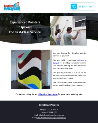 Experienced Painters In Ipswich For First-Class Service