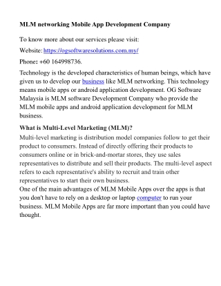 MLM networking Mobile App Development Company-converted