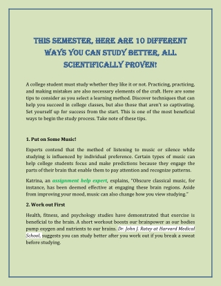 This Semester, Here Are 10 Different Ways You Can Study Better All Scientifically Proven