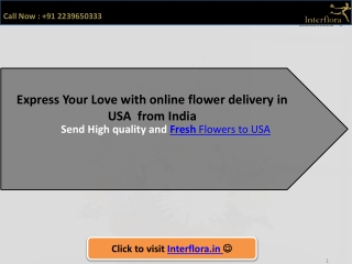 Online flower delivery in USA | interflora.in