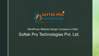 Wordpress website design Company in Delhi