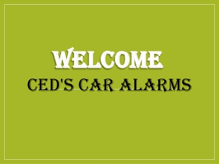 Best Car Alarms in Hockley