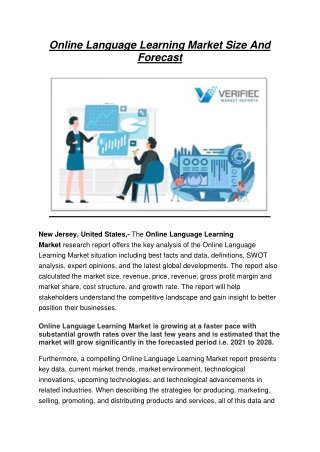 Online Language Learning Market