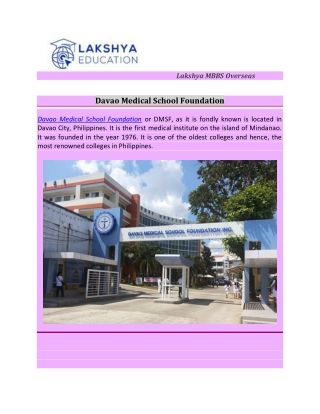 Davao Medical School Foundation