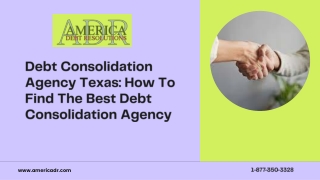 Debt Consolidation Agency Texas: Best Debt Consolidation Agency