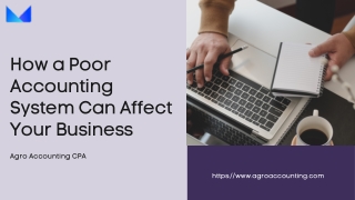How a Poor Accounting System Can Affect Your Business