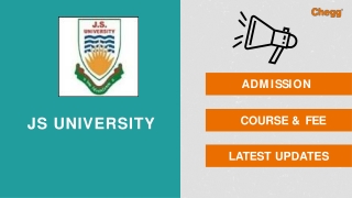 J S University - [JS], Firozabad