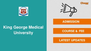 King George Medical University - [KGMU], Lucknow