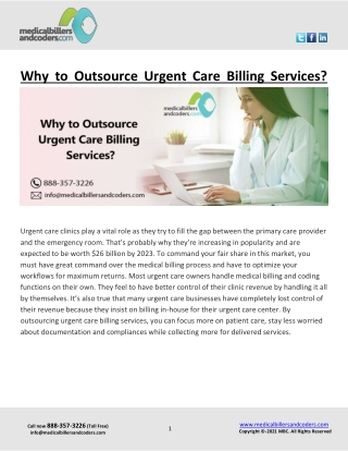 why-to-outsource-urgent-care-billing-services