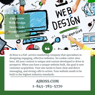 Corporate Web Design Services in Westchester NY
