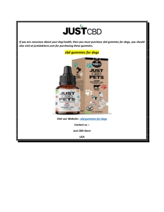 cbd gummies for dogs
