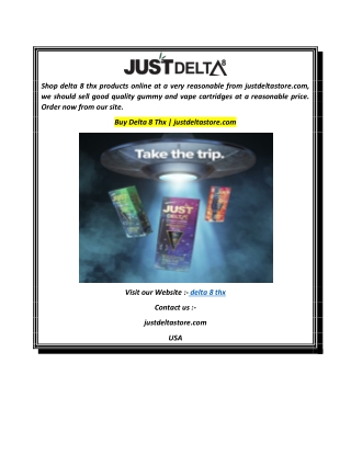Buy Delta 8 Thx  justdeltastore.com