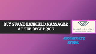 Buy Suave Handheld Massager at the Best Price