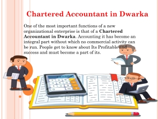 Chartered Accountant in Dwarka