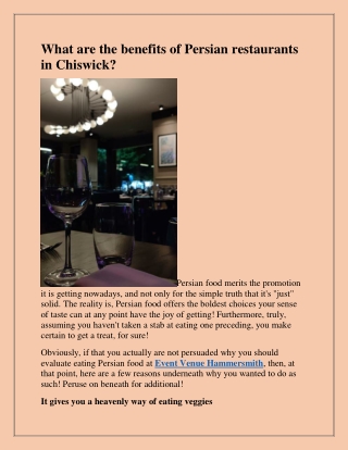 Find the best Cocktail Bar in Chiswick