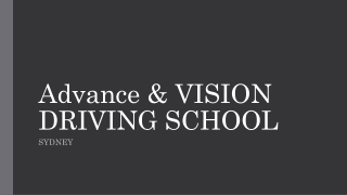A&V Driving School Sydney Better learning with best offer