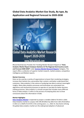 Global Data Analytics Market Research Report 2020-2030