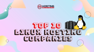 Top 10 Linux Hosting Companies