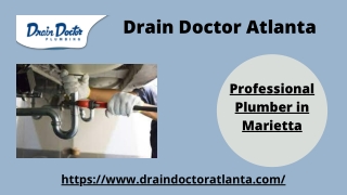 Professional Plumber in Marietta