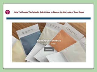 How to Choose the Interior Paint Color to Spruce Up the Look of Your Home