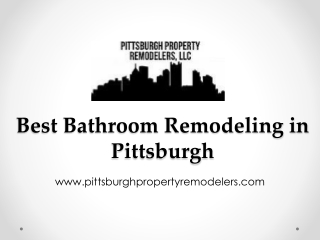 Best Bathroom Remodeling in Pittsburgh - www.pittsburghpropertyremodelers.com