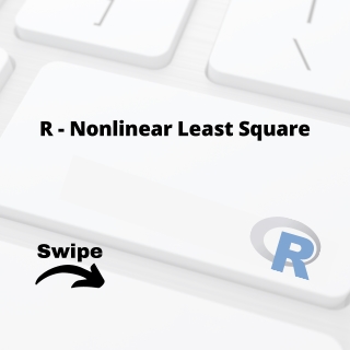 R - Nonlinear Least Square