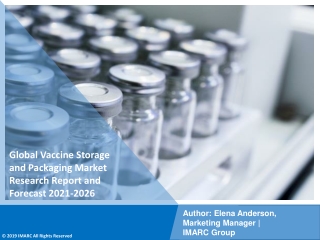 Vaccine Storage and Packaging Market PDF Trends &  Forecast to 2021-2026
