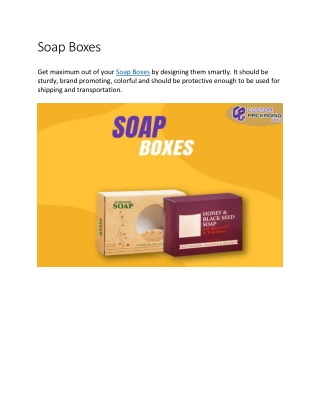 Soap Boxes