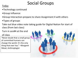 Social Groups