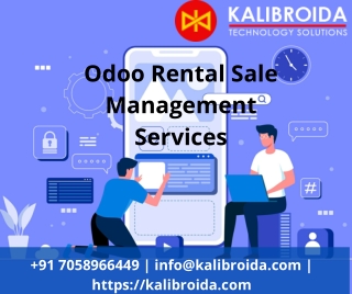 Odoo Rental Sale Management Services