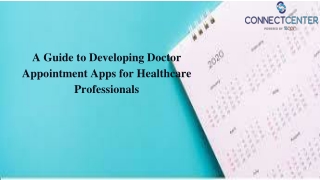 ppt a guide to developing doctor
