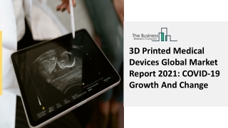 3D Printed Medical Devices Market Report 2021 | Industry Analysis, Size, Share