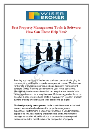 Best Property Management Tools And Software