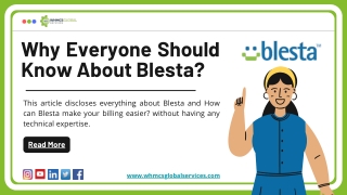 Why Everyone Should Know About Blesta?