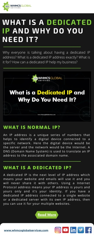 What is a Dedicated IP and Why Do You Need It?