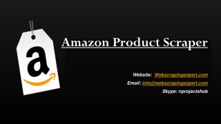 Amazon Product Scraper