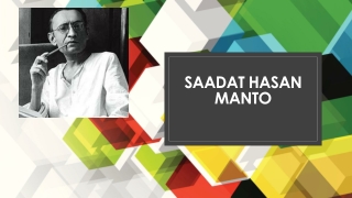 SAADAT HASAN MANTO