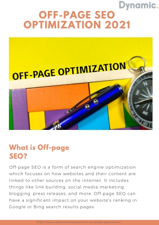 Off-page seo Optimization 2021