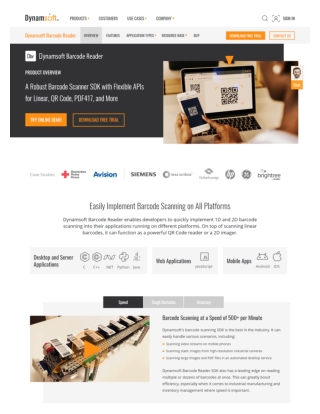 Easily Implement Barcode Scanning on All Platforms - Dynamsoft