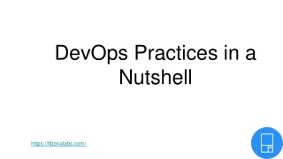DevOps Practices in a nutshell