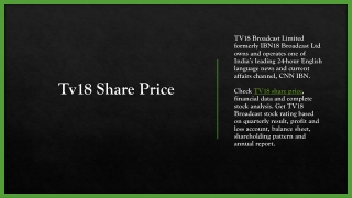 tv-18-share-price