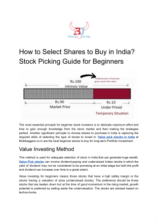 How to Select Shares to Buy in India? Stock Picking Guide for Beginners
