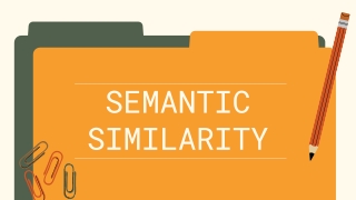 Semantic Similarity