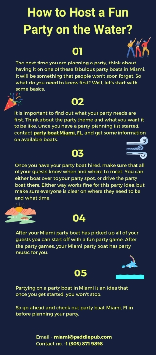 How to Host a Fun Party on the Water