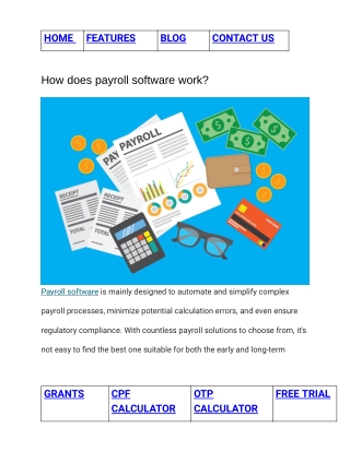 How does payroll software work