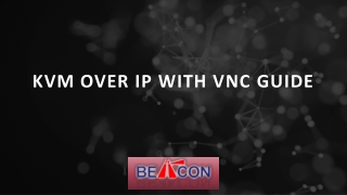 KVM over IP with VNC guide