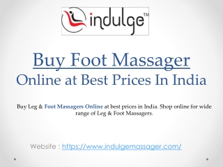 Foot Massager Online