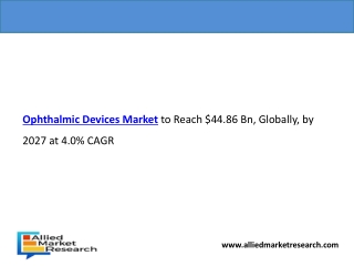 Ophthalmic Devices Market PPT