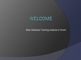 Software training experts in kochi