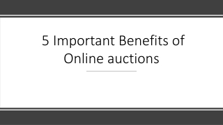 Important Steps to Host Online Auctions